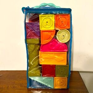 B. Surprised Toys Educational Baby Blocks Squeeze Squeaks Architectural Sensory